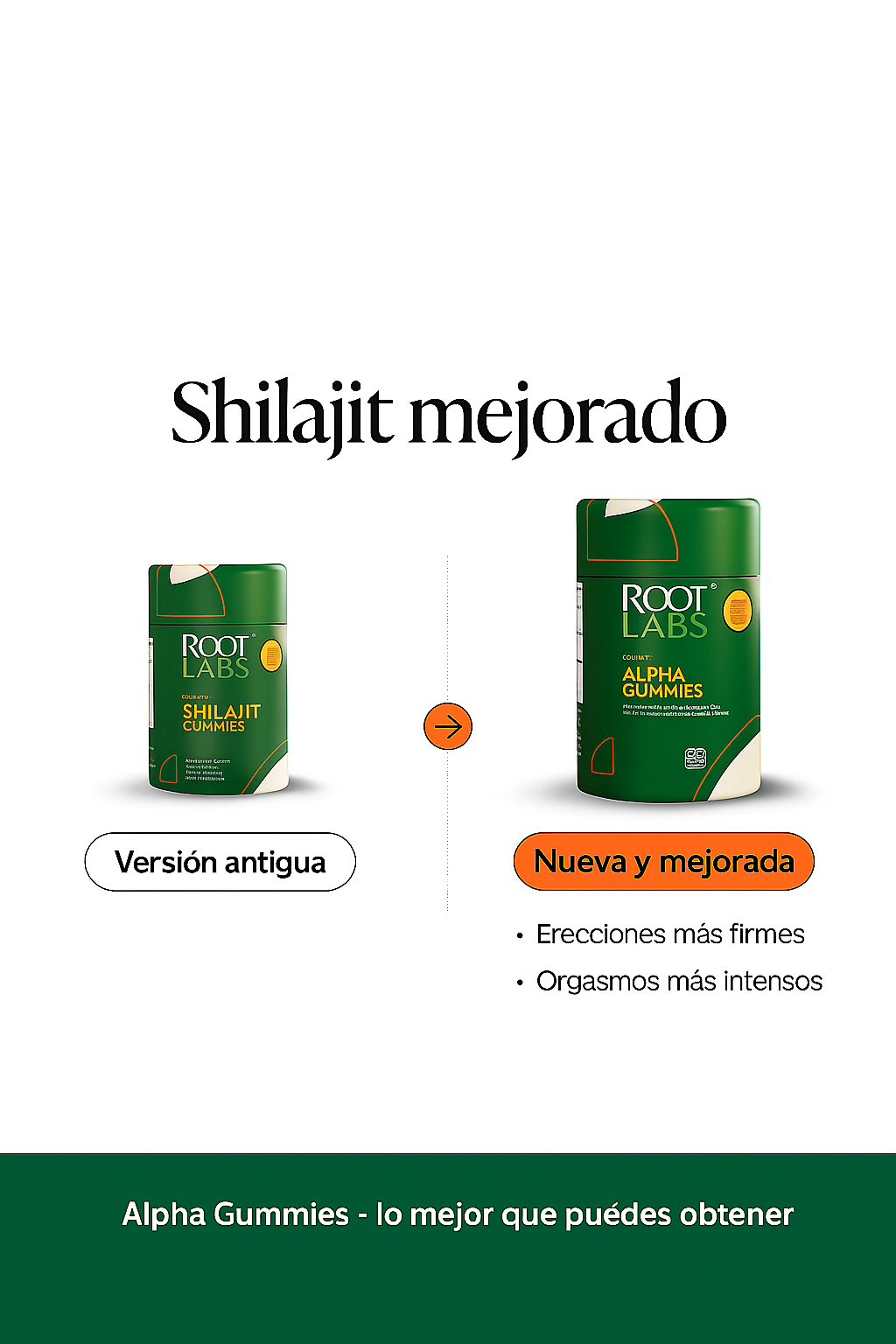 Gomitas Alfa 10-1 – Erecciones más firmes, orgasmos más intensos, y tamaño potenciado.