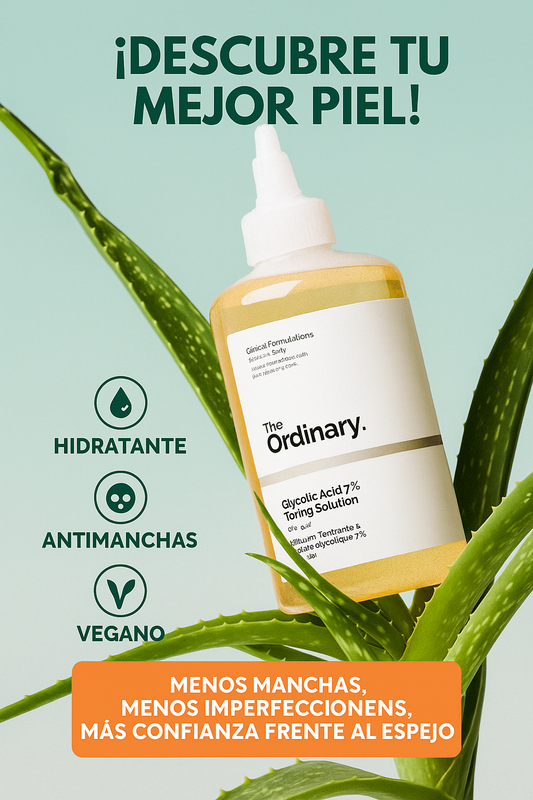 The Ordinary Ácido Glicólico: Despídete del acné, las manchas y las imperfecciones