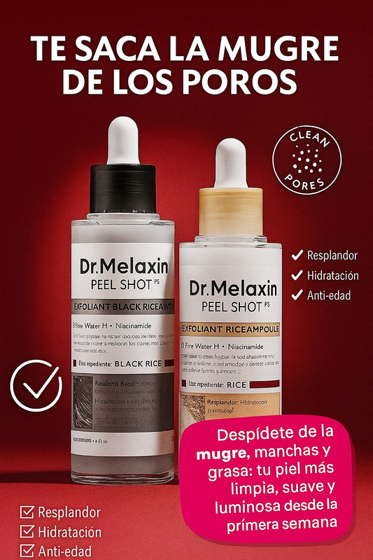 Dr. Melaxin™: Te saca la mugre de los poros y te deja la piel como nueva