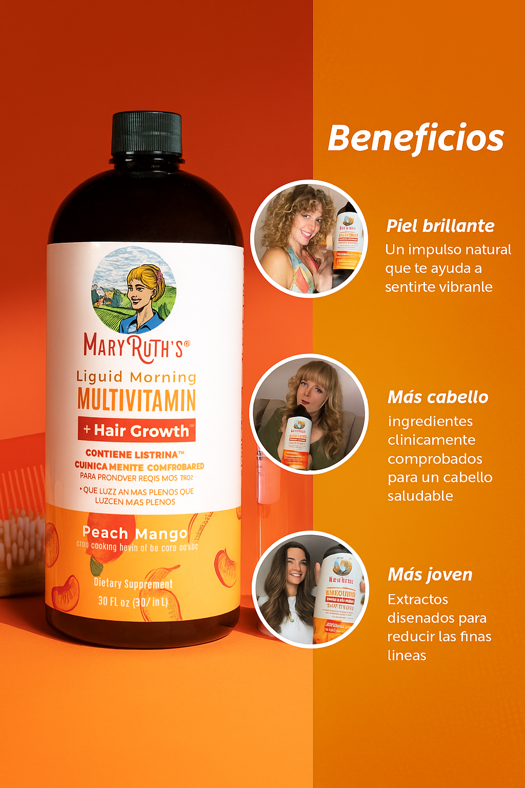 Mary Ruth’s te devuelve el brillo: más cabello, menos arrugas y te sentís con más vida