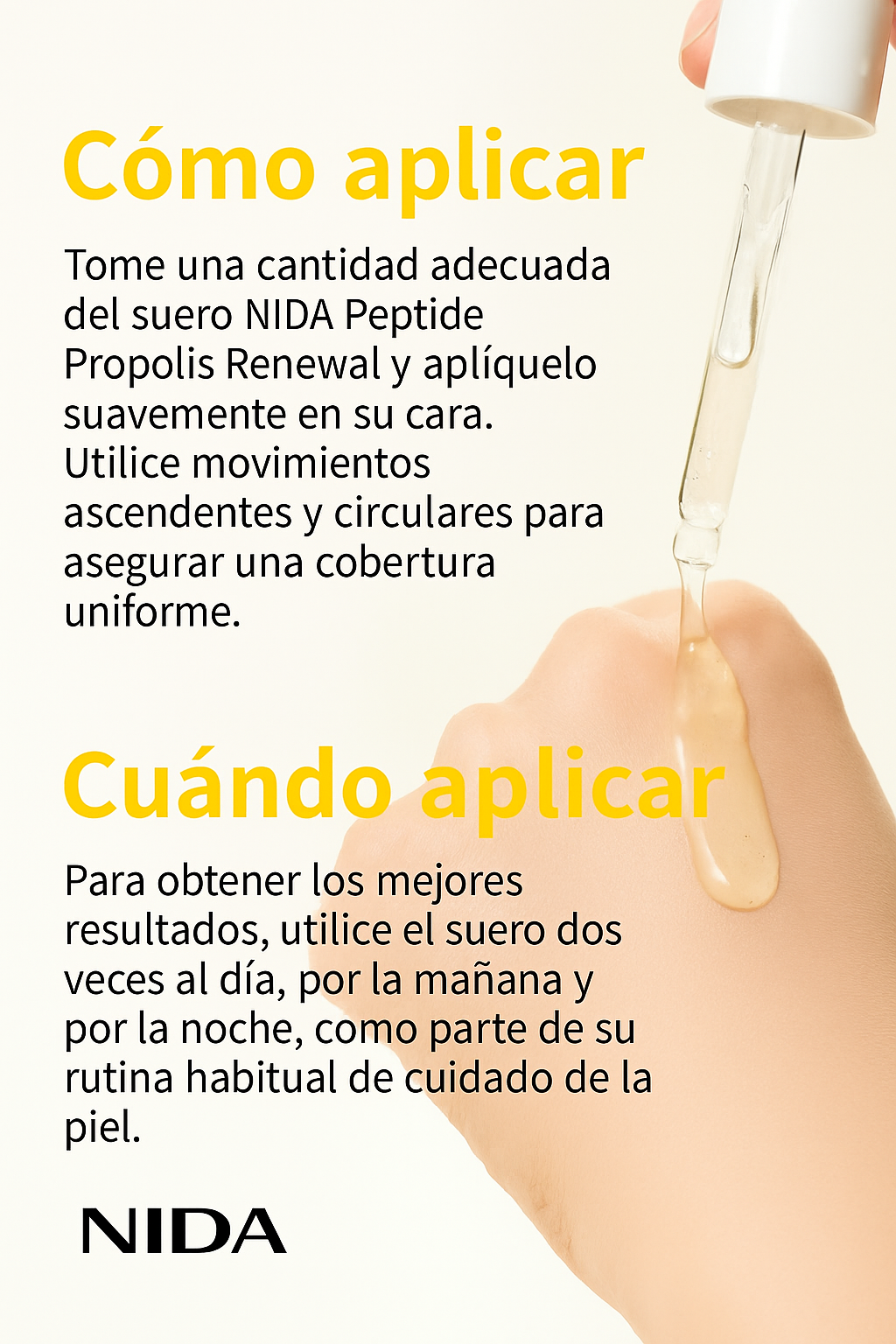 NIDA Peptide Serum: adiós arrugas, poros abiertos y piel cansada – tu cara rejuvenecida en semanas