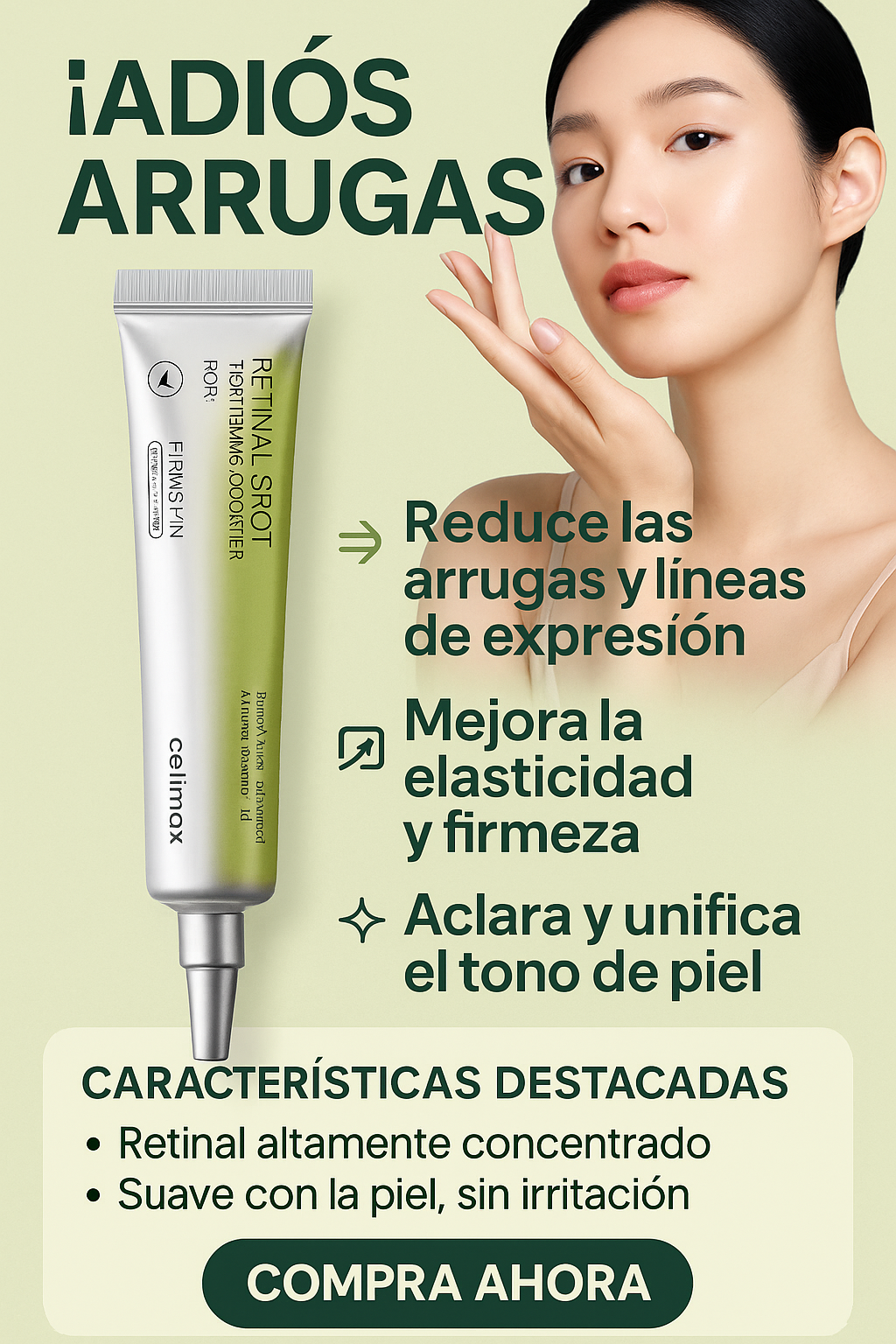 CELIMAX Retinal Booster: El suero que borra arrugas, levanta la piel y te devuelve la firmeza sin gastar en bótox