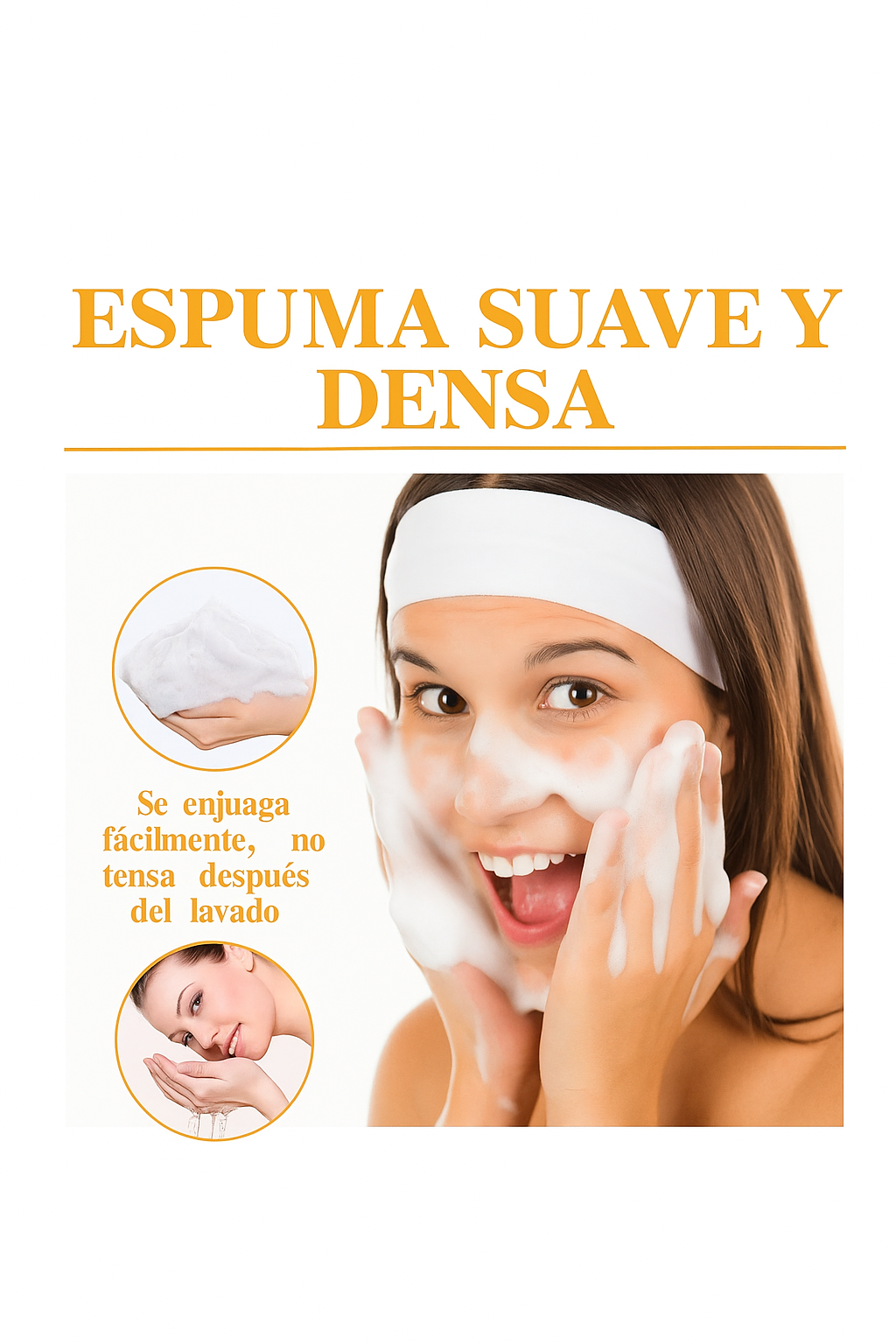 Limpiador Facial de Cúrcuma Aclara manchas, elimina melasma y cicatrices.