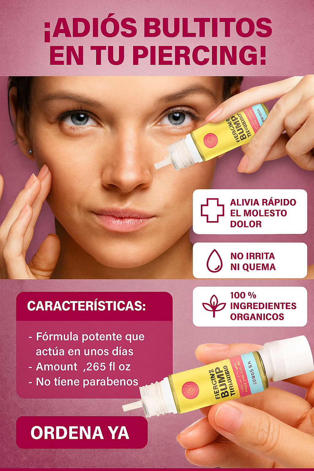 BASE LABORATORIES – Limpia y cura tus piercings sin ardor ni químicos