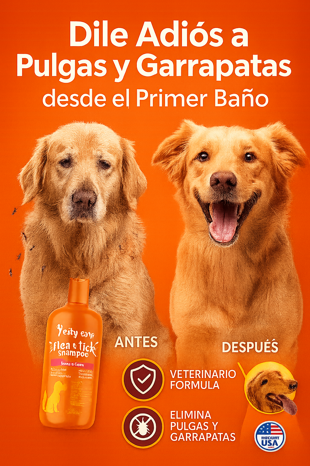 Zesty Paws: El Champú que Mata Pulgas, Garrapatas y Previene la Caída del Pelo