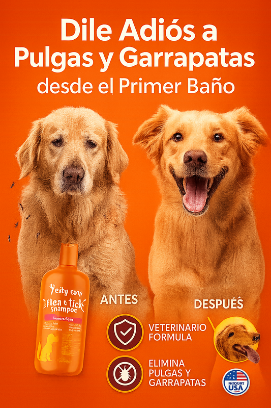 Zesty Paws: El Champú que Mata Pulgas, Garrapatas y Previene la Caída del Pelo