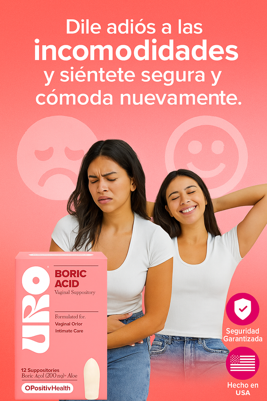 Supositorios Vaginales URO: Elimina Olores, Picazón y Ardor en 1 Noche