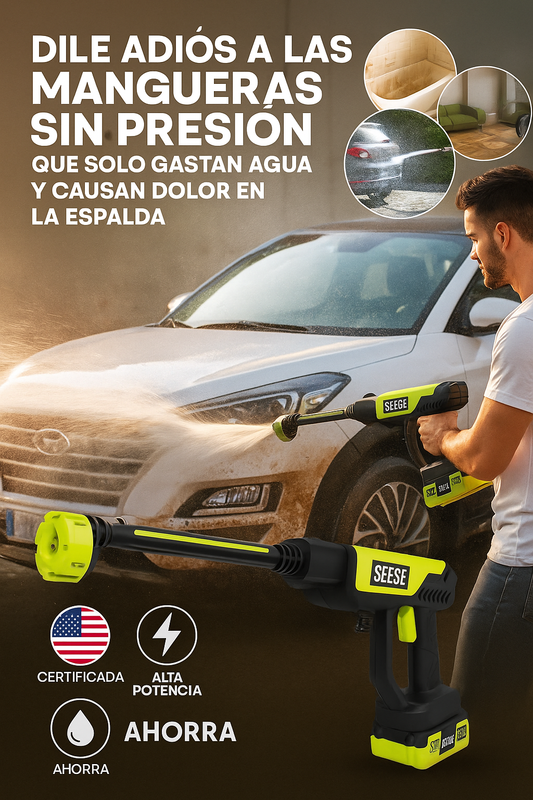 HydroClean 6 en 1: Limpieza Rápida y Sin Esfuerzo, Ultra Potencia y Duración