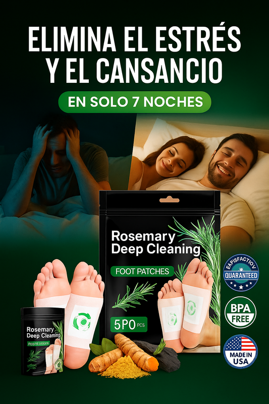 Parches Detox para Pies: Elimina el Estrés y Cansancio en Solo 7 Noches