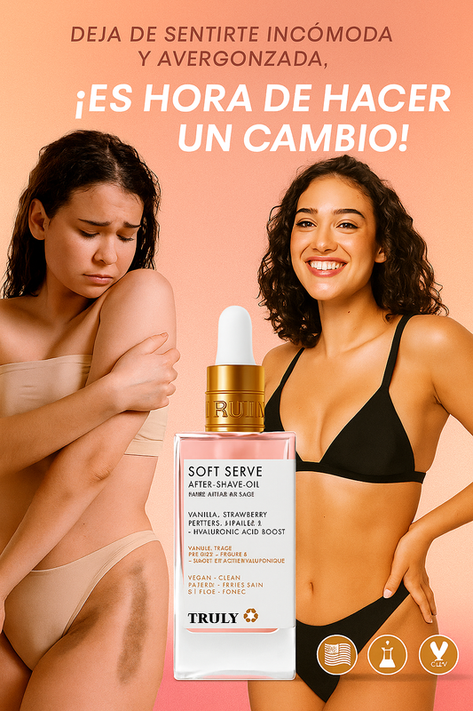 Aceite After Shave Truly: Elimina las Manchas Oscuras y Malos Olores - 100ml