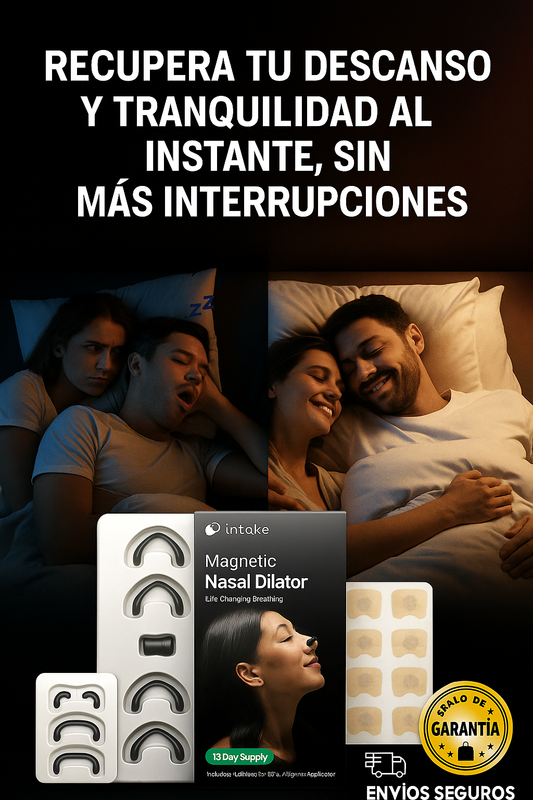 Kit Anti-Ronquidos: Elimina la Congestión Nasal y los Ronquidos al Instante