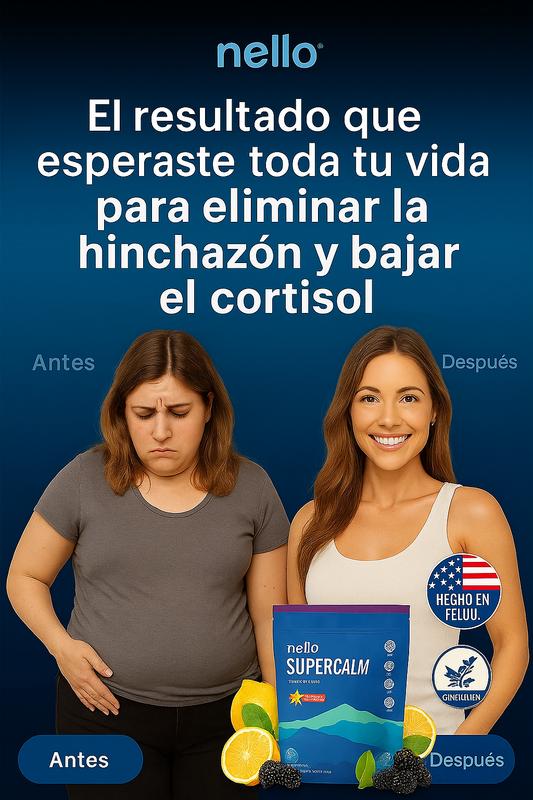 Nello SuperCalm: Elimina la Hinchazón, Baja el Cortisol y Duerme Mejor
