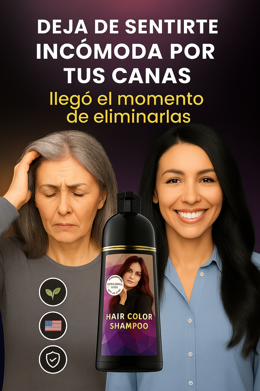 Shampoo Anti-Canas™  – Elimina las canas y recupera tu color desde el primer uso