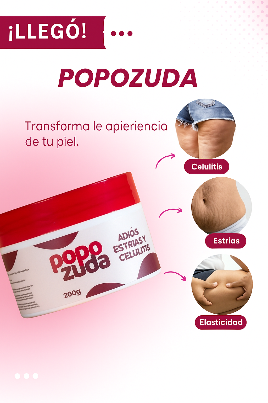 ¡Crema Popozuda: Di Adiós a las Estrías y Celulitis en Tiempo Récord!