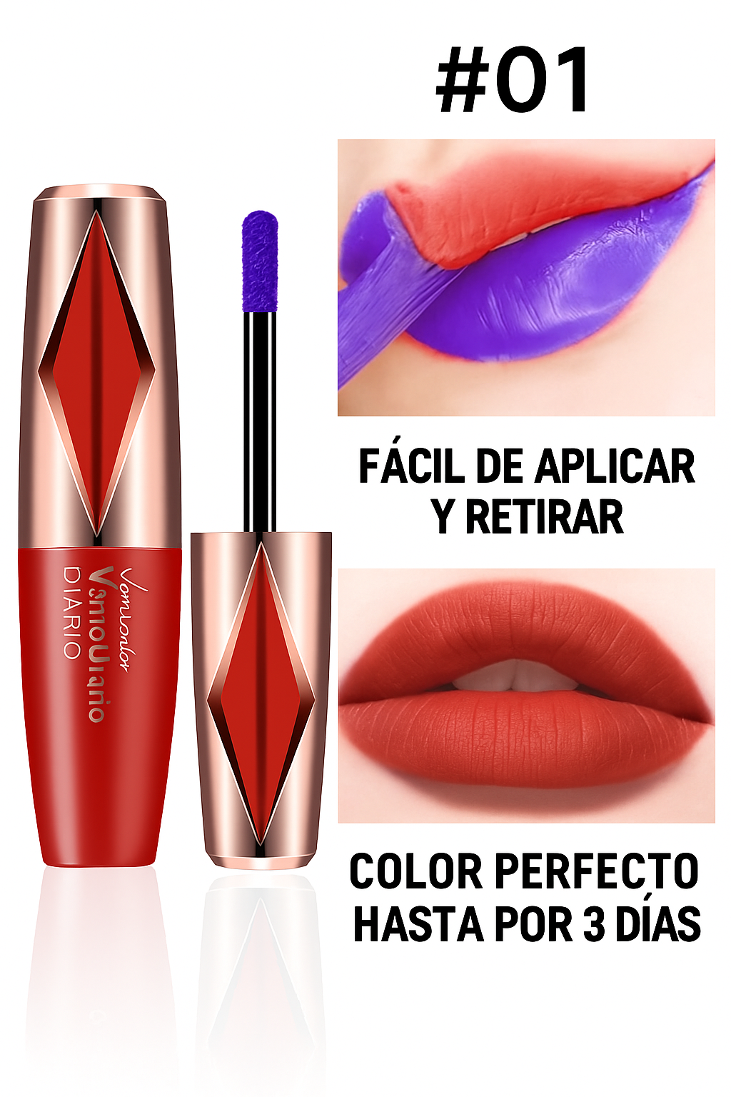 Peel-Off: 3 Días de Color Perfecto, Resistente al Agua y Libre de Manchas