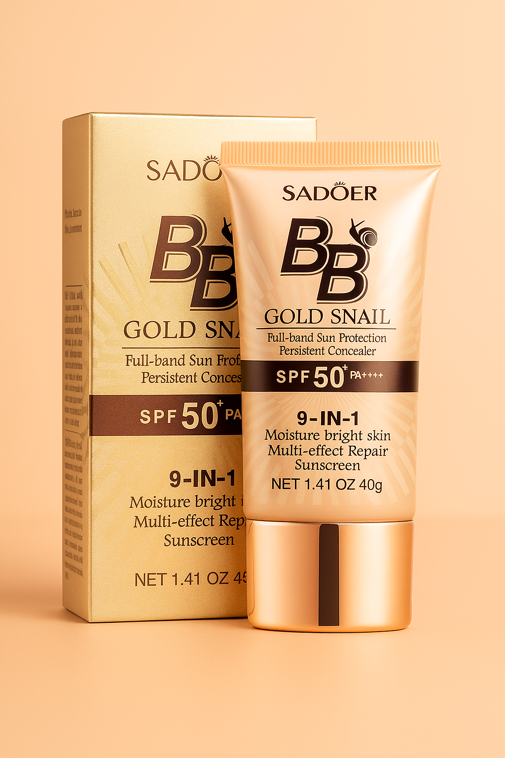 GOLD SNAIL BB CREAM — Adiós a las Arrugas e Imperfecciones en Solo 10 Segundos
