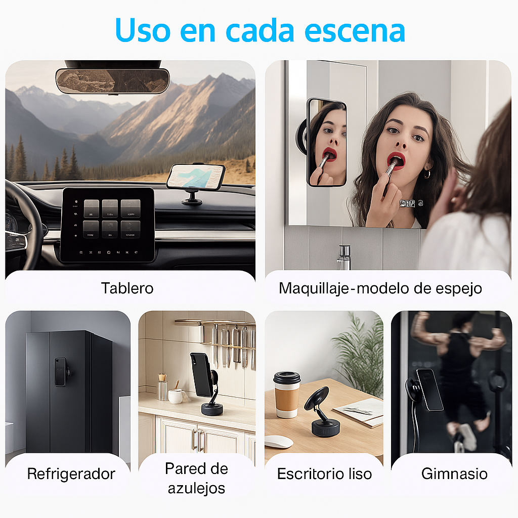 Soporte Magnético PowerHold X™ / Carga Inalámbrica 7.5W