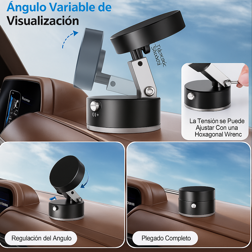 Soporte Magnético PowerHold X™ / Carga Inalámbrica 7.5W