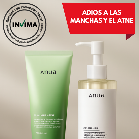 ANUA Doble Limpieza Coreana – Adiós al acné, la grasa y las manchas