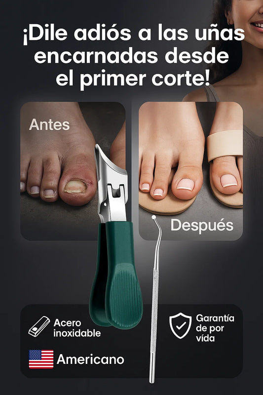 Cortaúñas Premium: Dile Adiós a las Uñas Encarnadas y Gruesas en Solo 1 Corte
