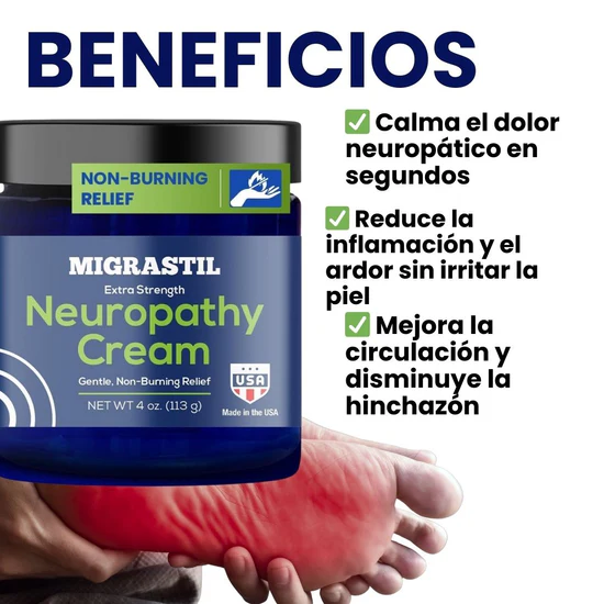 CREMA MIGRASTIL® - Alivia el Hormigueo y la Neuropatía al instante