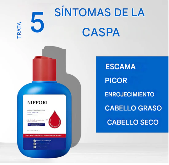 🫧SHAMPOO NAPPORI -Adiós Caspa, Mal Olor y Picazón en 3 Aplicaciones