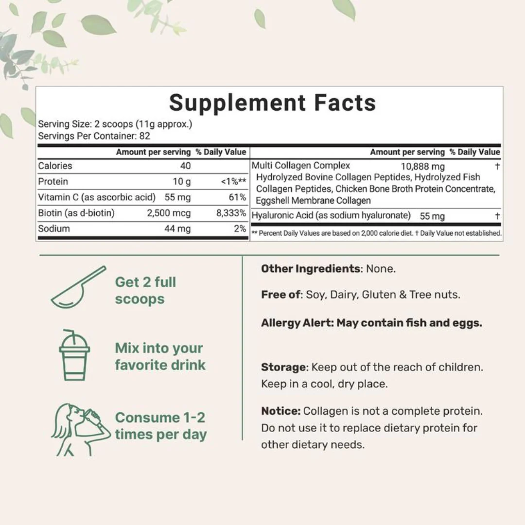 Revicol® Colageno en polvo - La formula de la juventud
