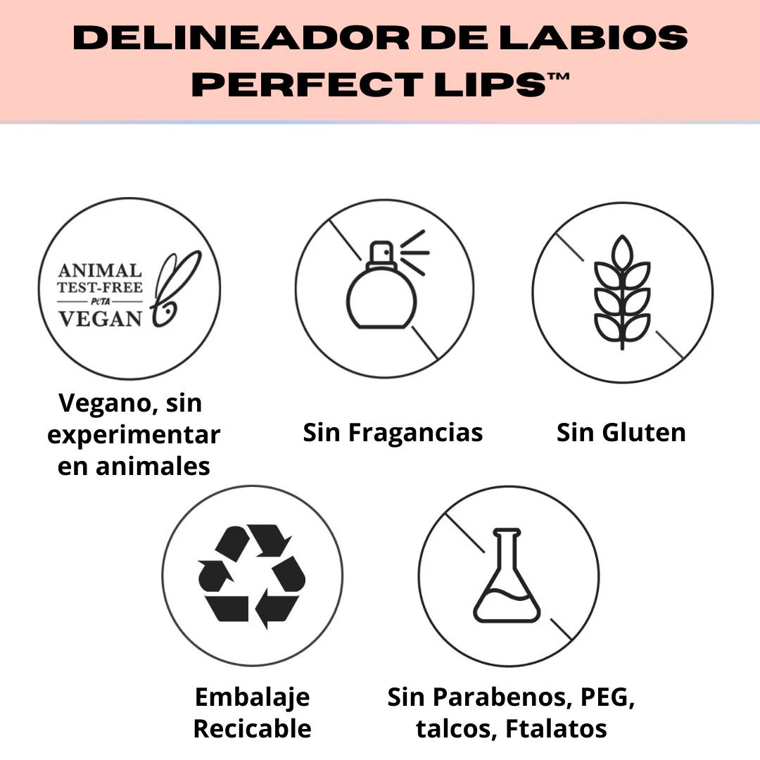 Perfect Lips™ – El delineador que te dura todo el día y te deja los labios divinos e hidratados
