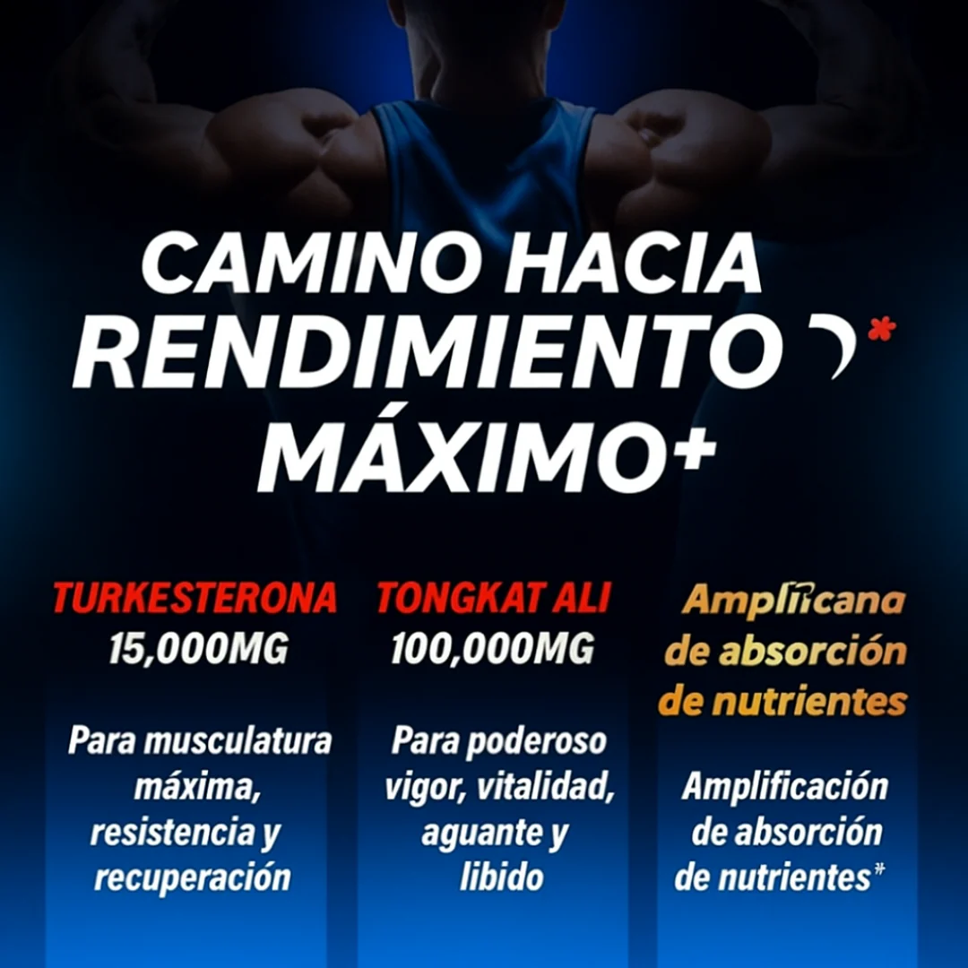 TURKESTERONE – Rendimiento Físico y Potencia Sexual en 1 Solo Suplemento