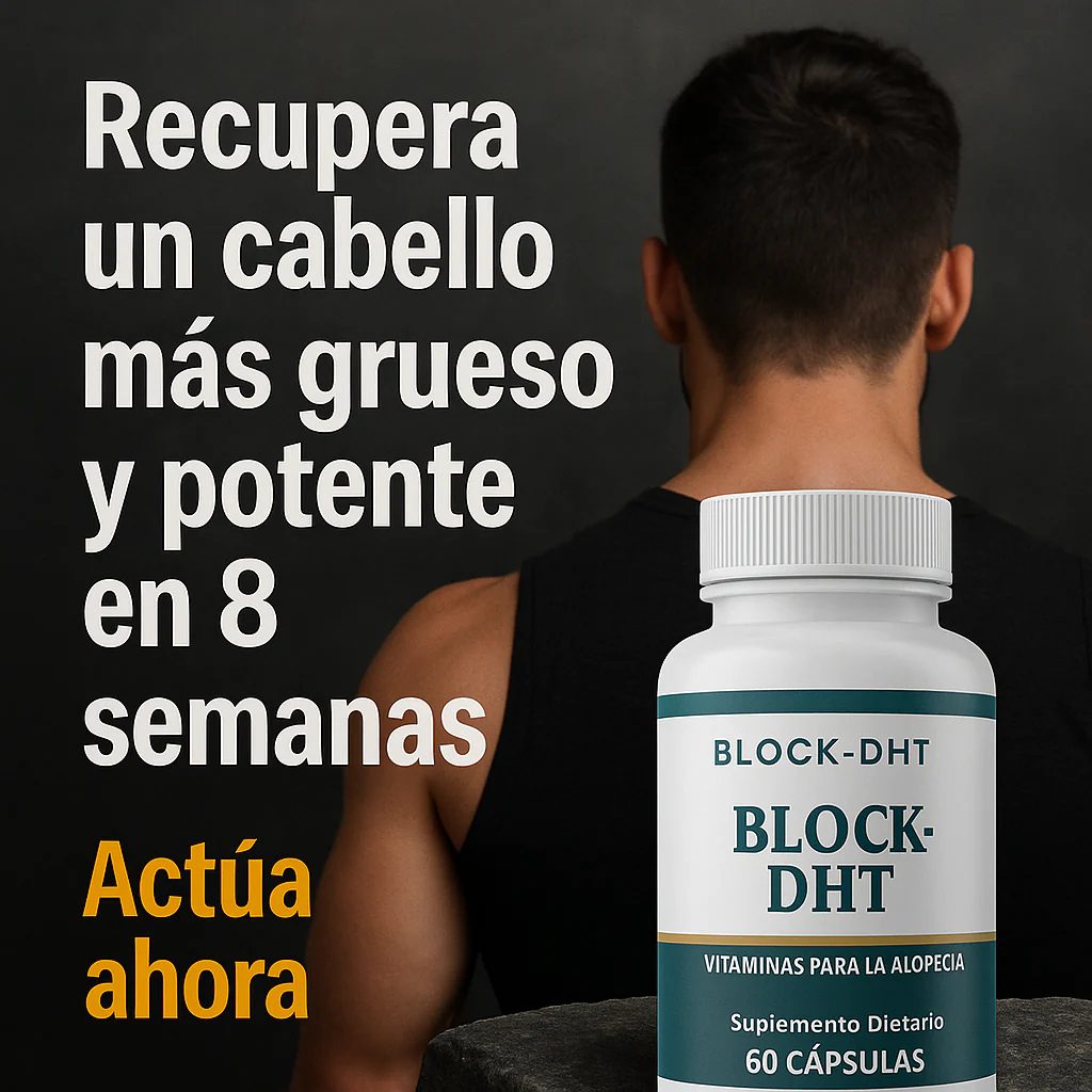 Block-DHT®: Recupera tu cabello en 8 semanas
