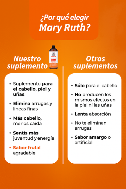 Mary Ruth’s te devuelve el brillo: más cabello, menos arrugas y te sentís con más vida