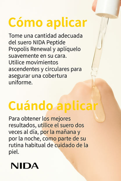 NIDA Peptide Serum: adiós arrugas, poros abiertos y piel cansada – tu cara rejuvenecida en semanas