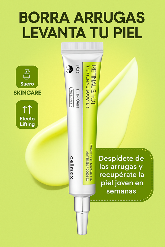CELIMAX Retinal Booster: El suero que borra arrugas, levanta la piel y te devuelve la firmeza sin gastar en bótox