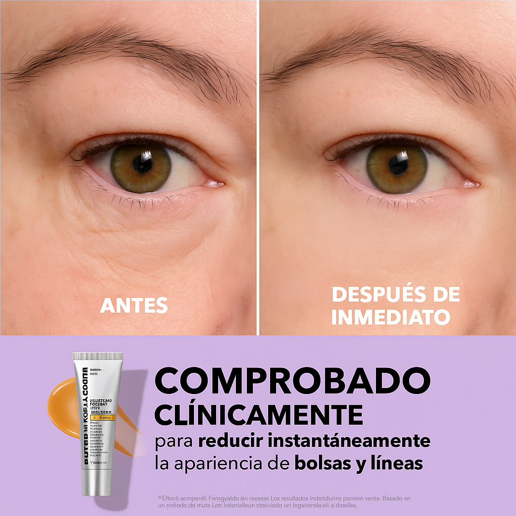 Tensor de Ojos Pether Thomas: Reduce Arrugas y Ojeras en 5 Minutos