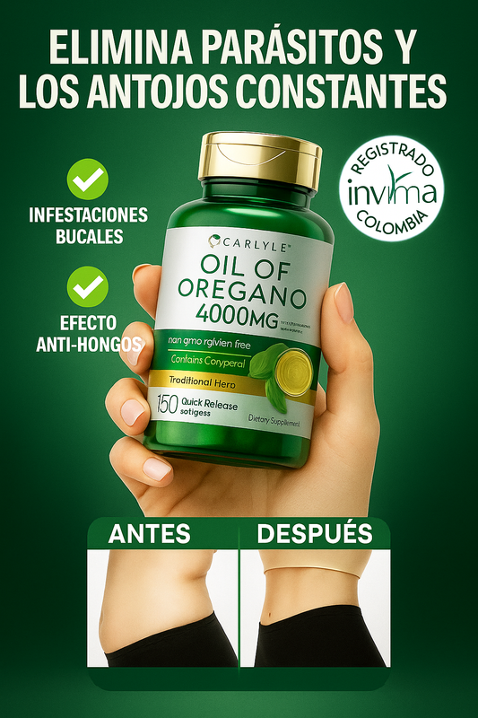 🧿 OREGACLEAN™ – Elimina los parásitos ocultos en tu cuerpo desde el primer dia 150 capsulas
