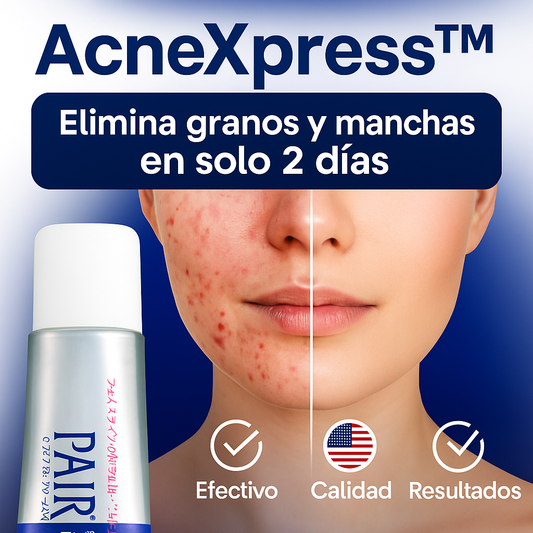 AcneXpress™ – Elimina granos y manchas en solo 2 días  👉 Deja de gastar dinero en productos que no sirven