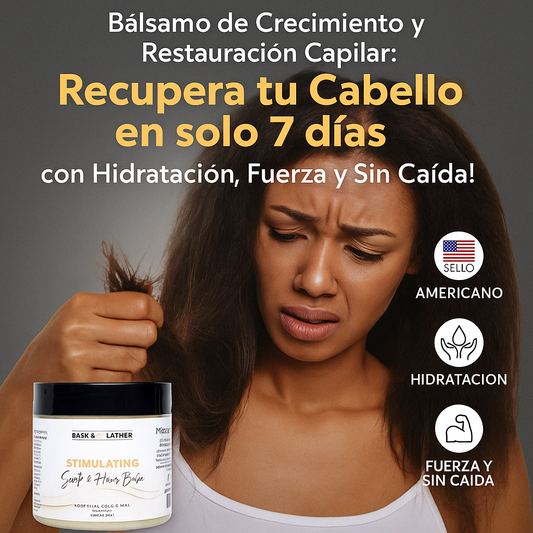 Bálsamo de Crecimiento y Restauración Capilar: Recupera tu Cabello en solo 7 días. con Hidratación, Fuerza y Sin Caída