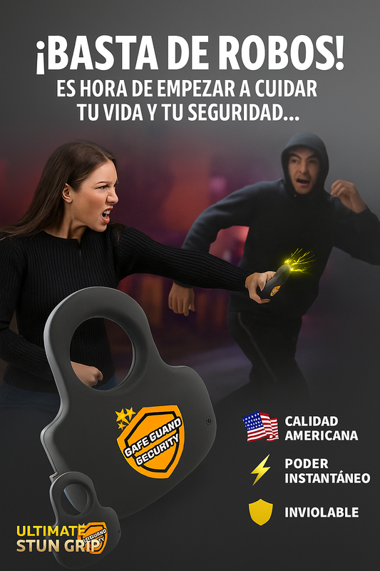 Anillo Aturdidor de Nudillos Voltx™: ¡Seguridad Instantánea Contra el Acoso y la Inseguridad en Sólo 1 Segundo!