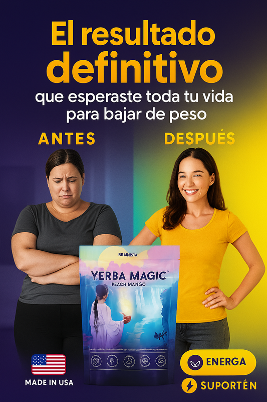 Yerba Magic™: Limpia tu estómago, elimina la inflamación y te ayuda a bajar de peso rápidamente