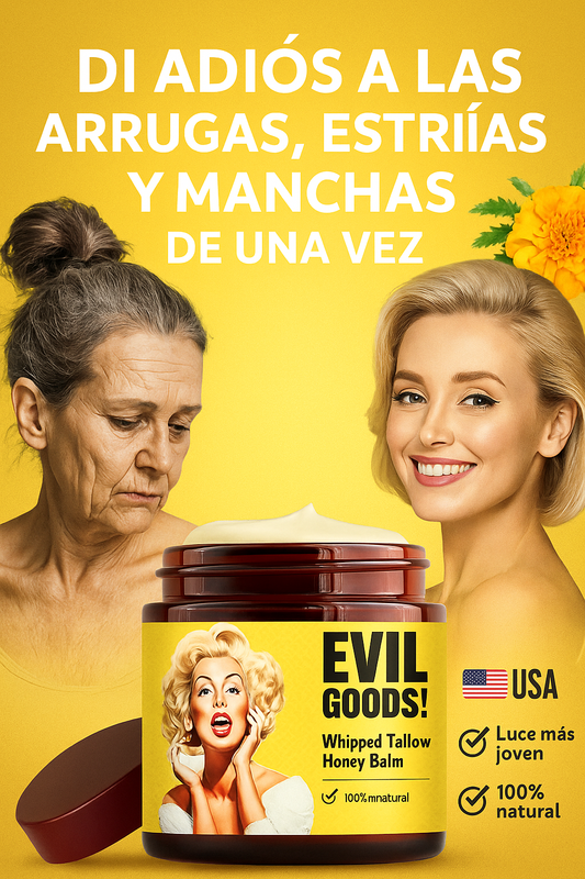 Sebo de Res Evil Goods: Elimina Arrugas, Estrías y Manchas