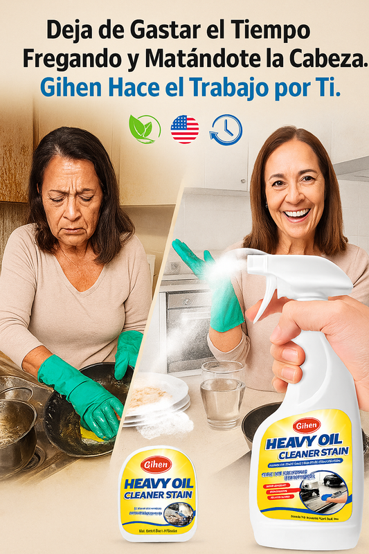 Limpiador Multiusos Gihen: Elimina la Grasa y la Mugre en Tu Cocina en Segundos – Sin Esfuerzo, Solo Resultados