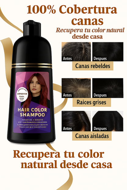 Shampoo Anti-Canas™  – Elimina las canas y recupera tu color desde el primer uso