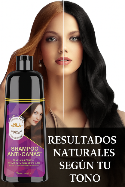 Shampoo Anti-Canas™  – Elimina las canas y recupera tu color desde el primer uso