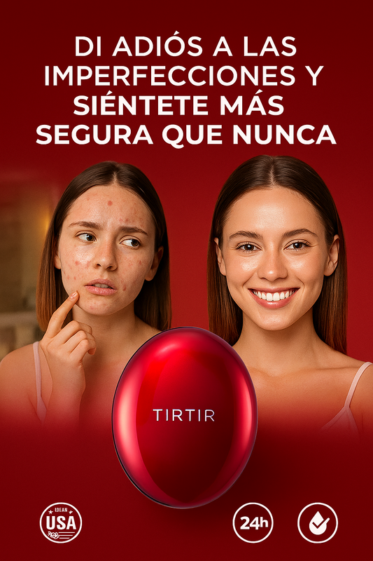 Base Coreana TIRTIR: ¡Despídete de las Imperfecciones y Luce una Piel Perfecta Todo el Día!