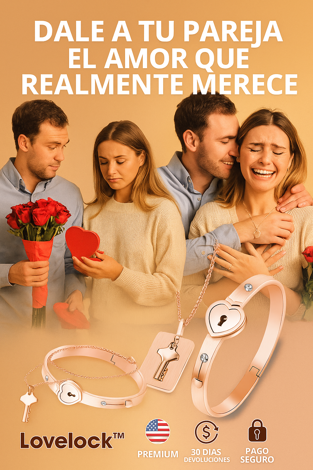 LoveLock™ – El Regalo Que Sella Su Amor en Segundos y Dura Para Siempre
