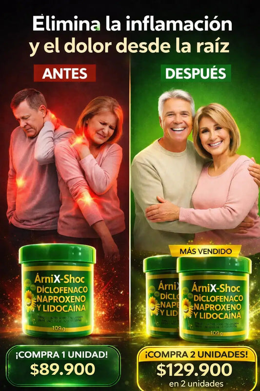 ArniX-Shock – Alivio Brutal del Dolor y la Inflamación en Solo Minutos