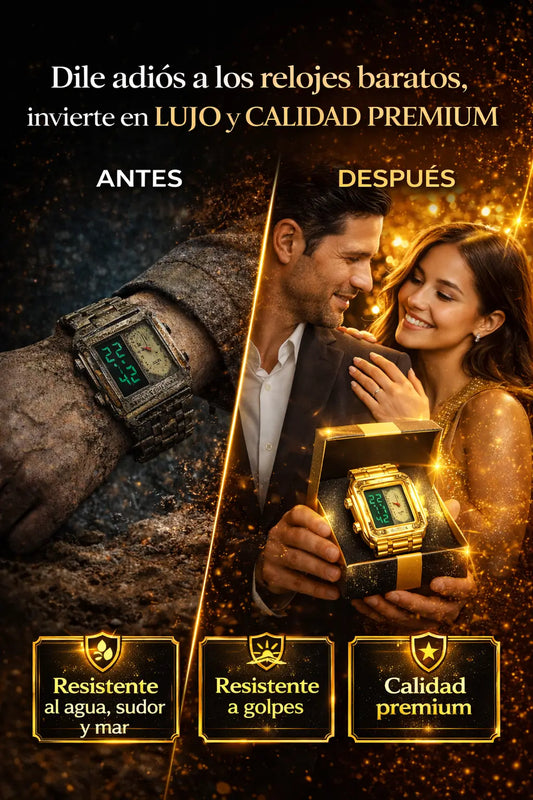 Reloj Fibra de Carbono – Elegancia brutal que no se pela, no se mancha y resiste todo desde el primer uso