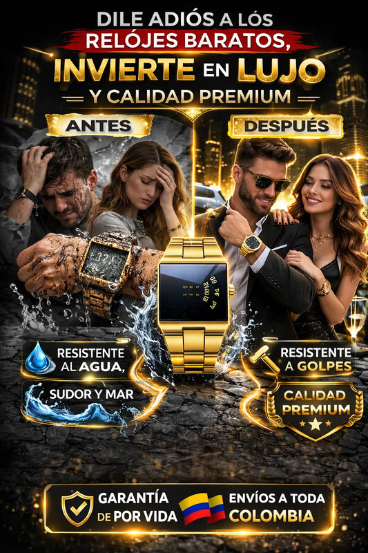 Reloj Fibra de Carbono – Elegancia brutal que no se pela, no se mancha y resiste todo desde el primer uso