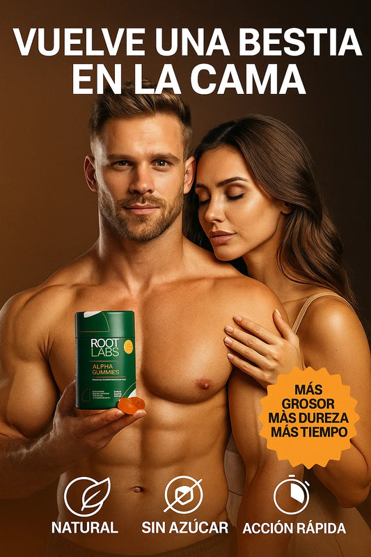 Gomitas Alfa 10-1 – Erecciones más firmes, orgasmos más intensos, y tamaño potenciado.