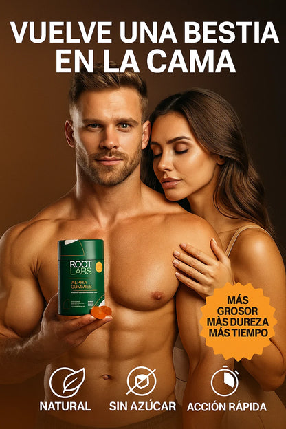 Gomitas Alfa 10-1 – Erecciones más firmes, orgasmos más intensos, y tamaño potenciado.